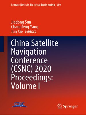 cover image of China Satellite Navigation Conference (CSNC) 2020 Proceedings